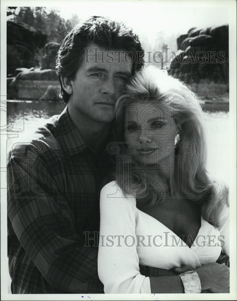 1988 Press Photo Loni Anderson &amp; Patrick Duffy Star In New Film - RSL47591 - Historic Images