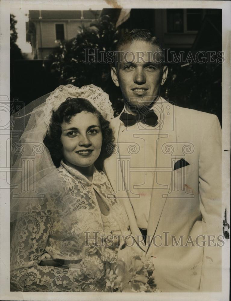 Press Photo Arthur Williamson with wife Patricia Lee - RSL92241 - Historic Images