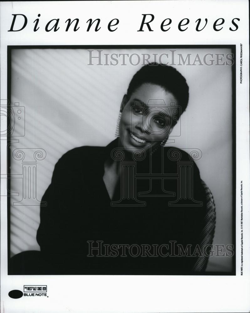 1987 Press Photo American jazz singer Dianne Reeves - RSL94419 - Historic Images