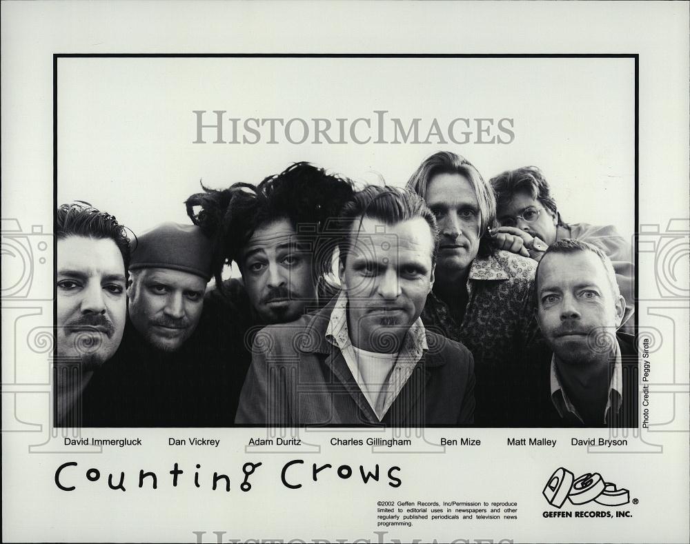 2002 Press Photo Recording Artists Counting Crows - RSL08409 - Historic Images