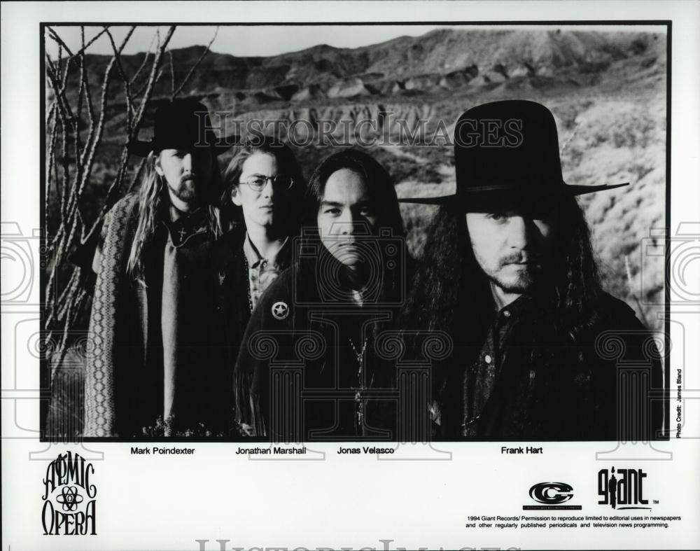 1994 Press Photo Atomic opera Band Mark Poindexter, Jonathan Marshall, Jonas - Historic Images