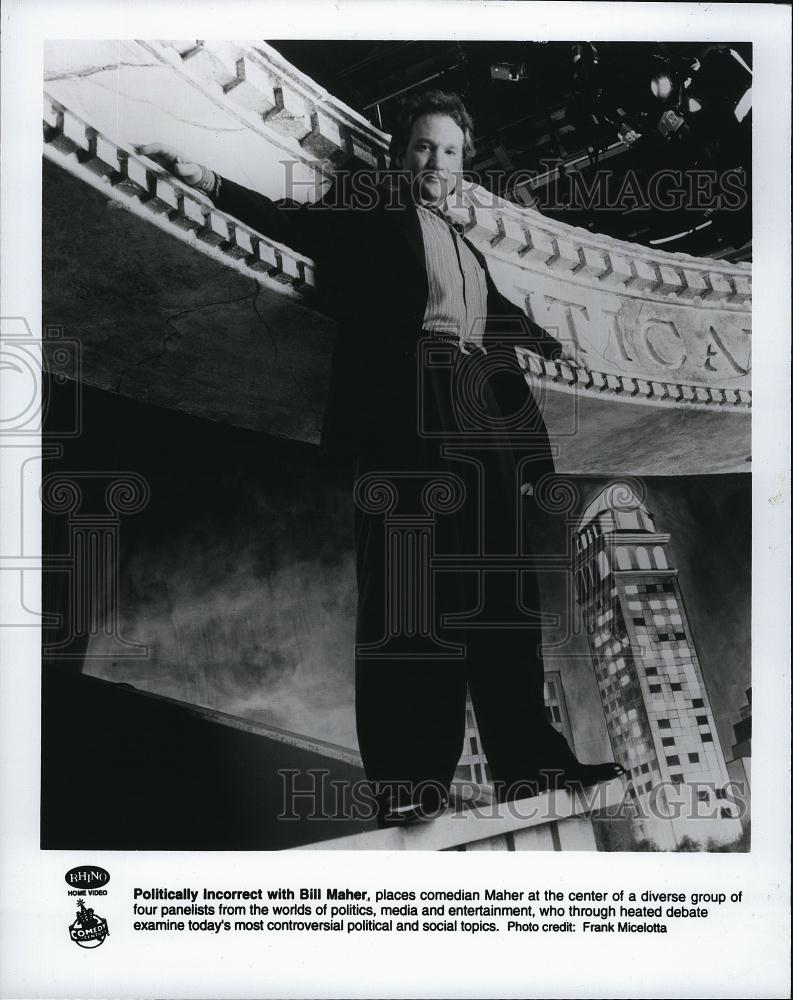 1996 Press Photo Politically Incorrect Bill Maher comedian - RSL82137 - Historic Images