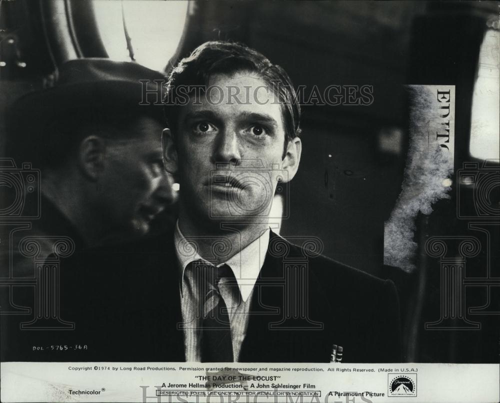 1975 Press Photo William Atheron Actor Day of the Locust movie - RSL07553 - Historic Images