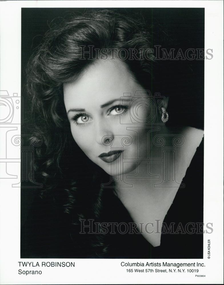 2003 Press Photo Twyla Robinson, Singer - RSL02051 - Historic Images