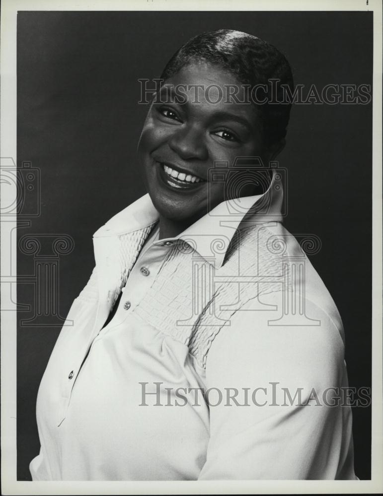 1980 Press Photo Actress Nell Carter Portrait Wearing White Shirt - RSL42935 - Historic Images