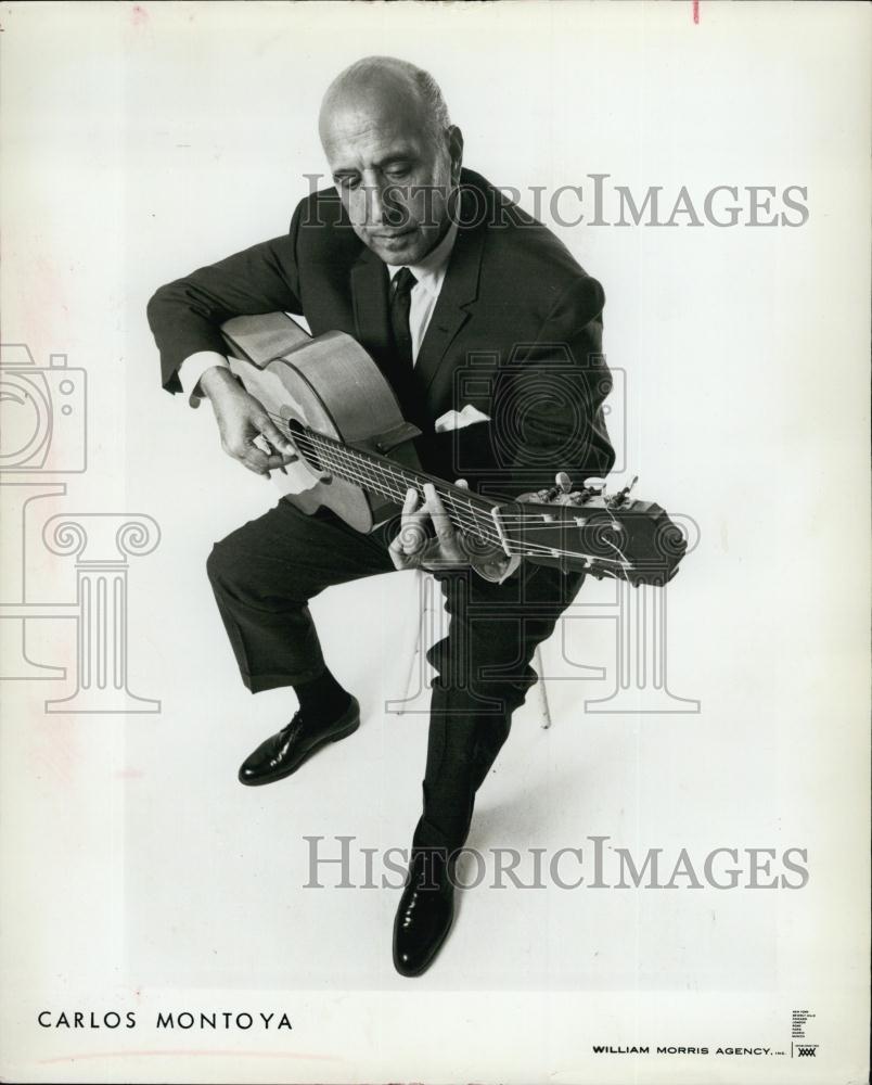 Press Photo Carlos Montoya, Flamenco Guitarist - RSL63911 - Historic Images