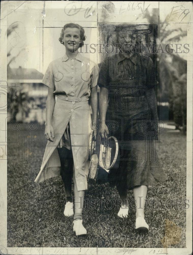 1936 Press Photo Bethel Dupont, Olivia Morgan - RSL01199 - Historic Images