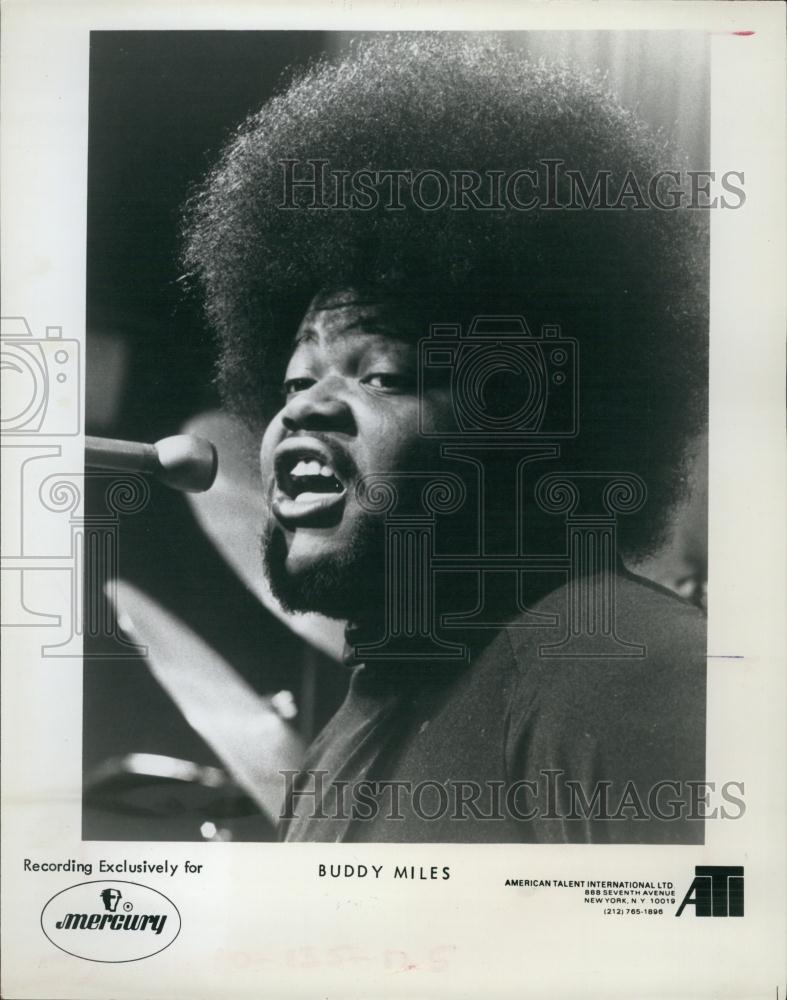 Press Photo Buddy Miles, American Rock And Funk Drummer - RSL61001 - Historic Images