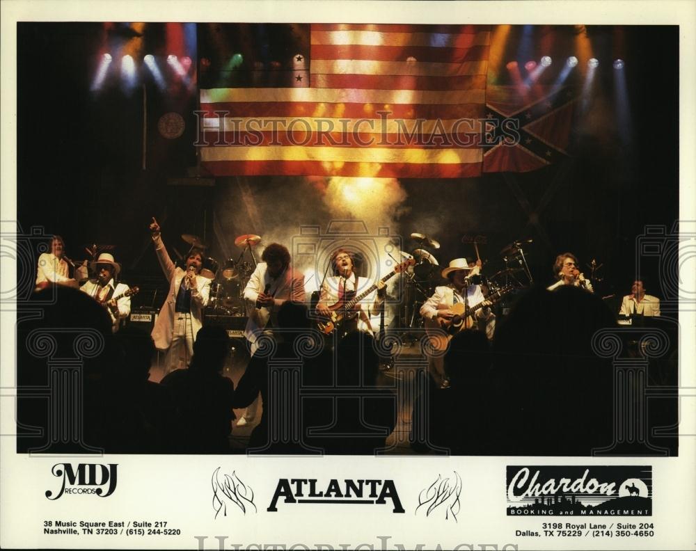 Press Photo Atlanta Musicians band performance rock artists - RSL07479 - Historic Images