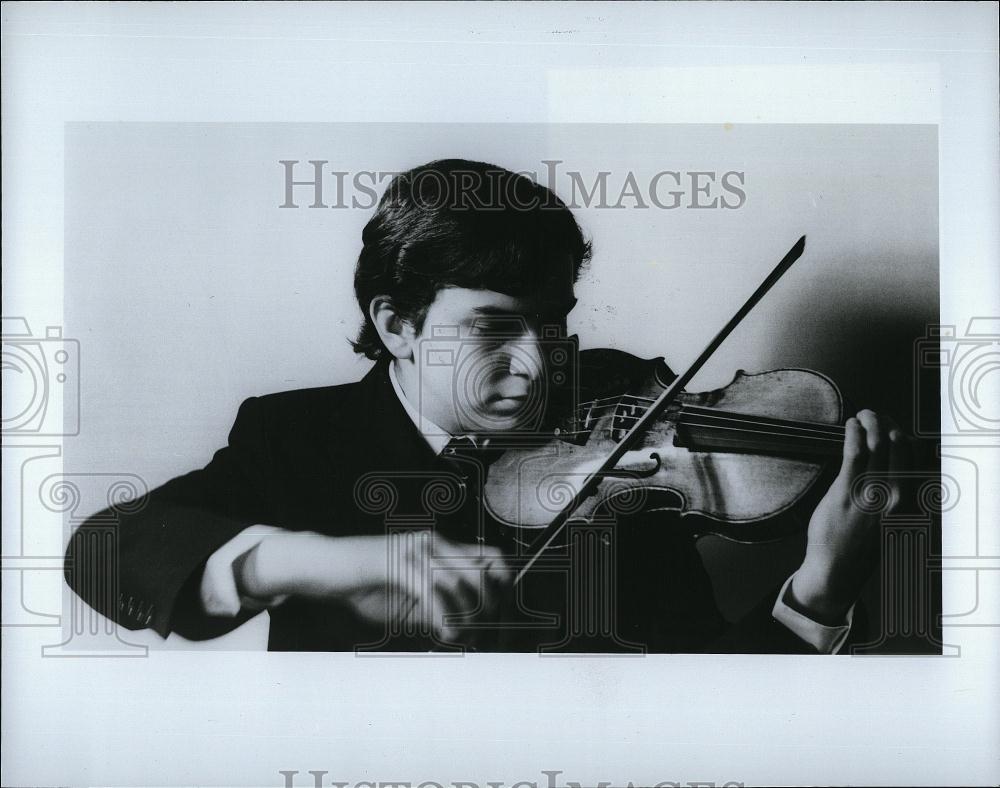 1988 Press Photo Gil Shaham Guest Soloist The Civic Symphony Orchestra of Boston - Historic Images