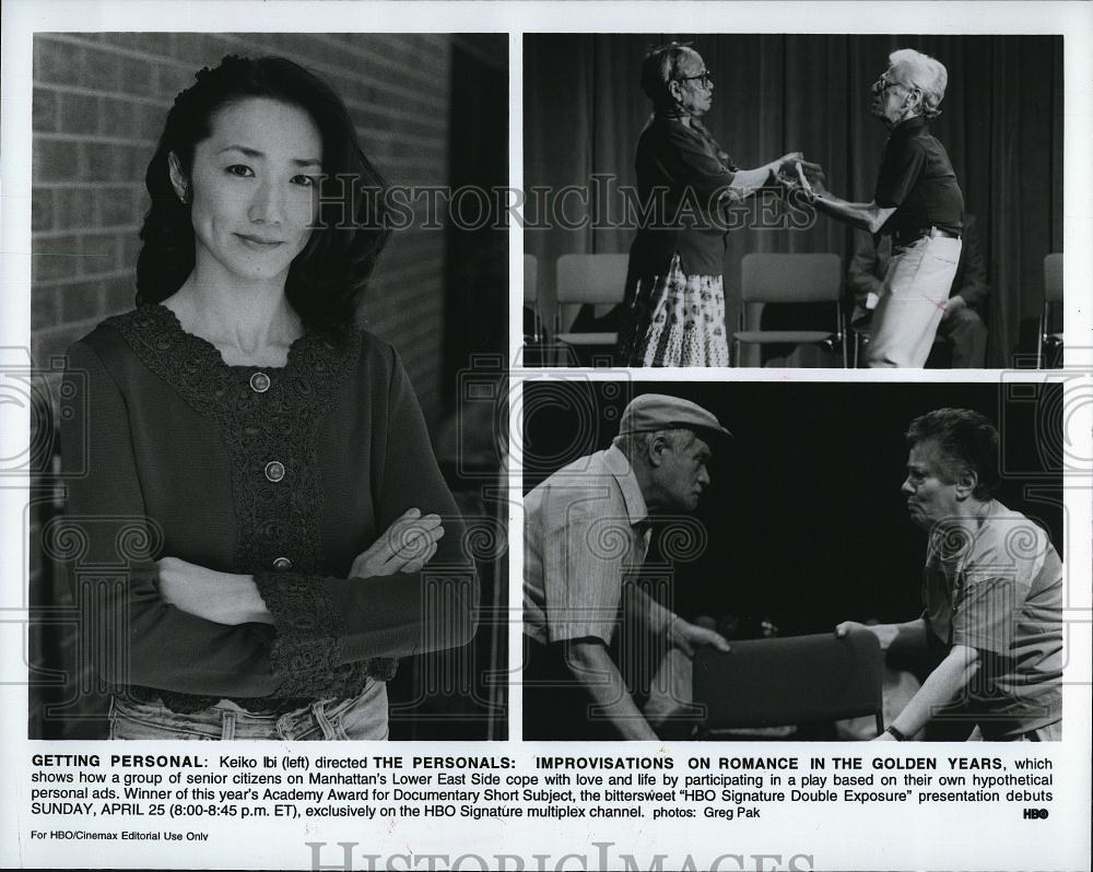 1999 Press Photo Keiko Ibi "Improvisations On Romance in the Golden Years" - Historic Images
