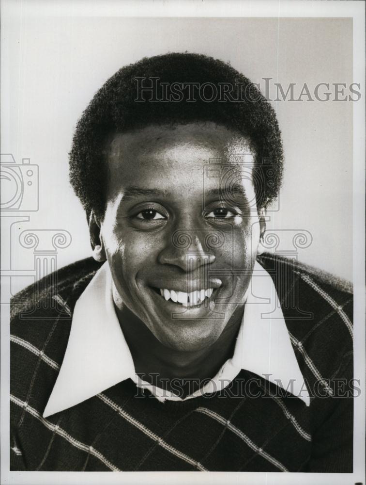 1975 Press Photo Actor Damon Evans for &quot;The Jeffersons&quot; - RSL94363 - Historic Images