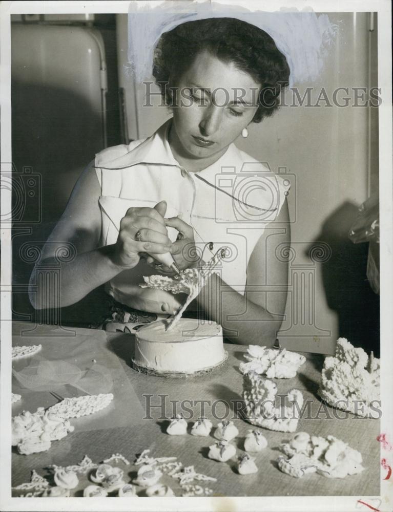 1952 Press Photo Mrs John Rogers, Sunset Country Club, West Central PTA - Historic Images