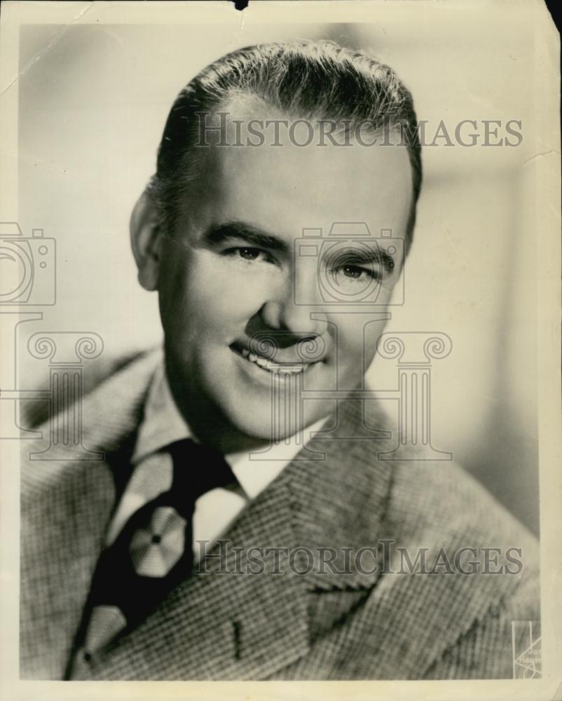 Press Photo Radio and television announcer Johnny Olsen - RSL60775 - Historic Images