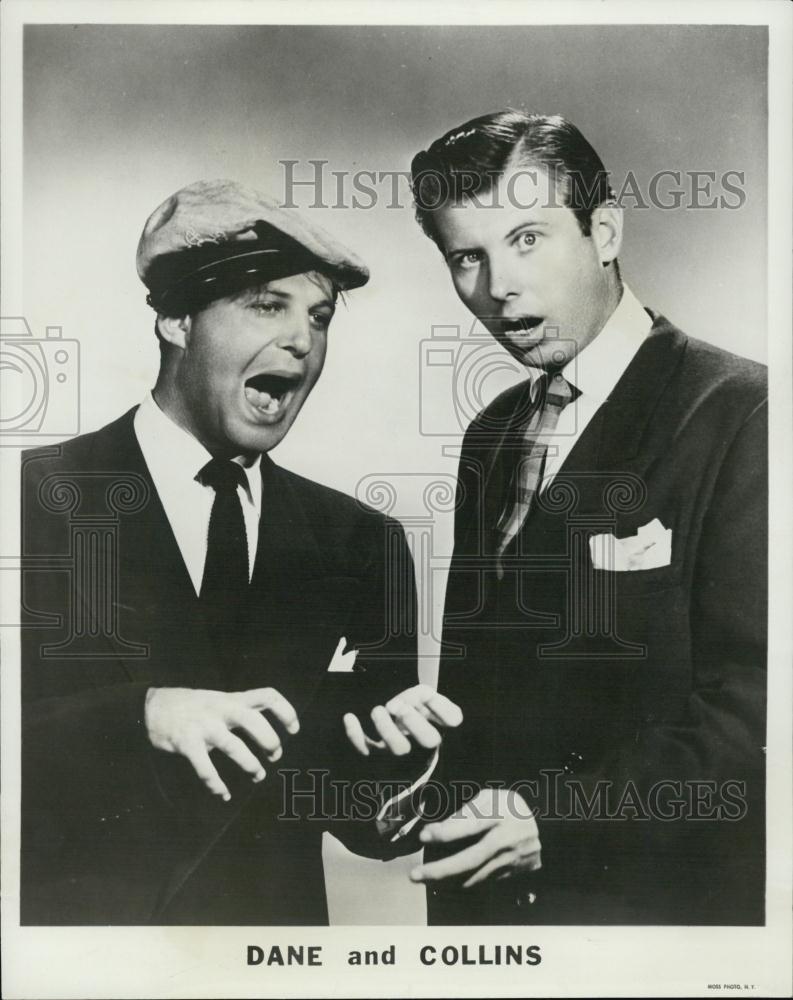 1952 Press Photo Dane and Collins, Comedians - RSL02565 - Historic Images