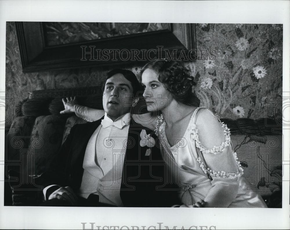 1976 Press Photo Actor Robert de Niro , dominique Sanda "1900" - RSL88209 - Historic Images