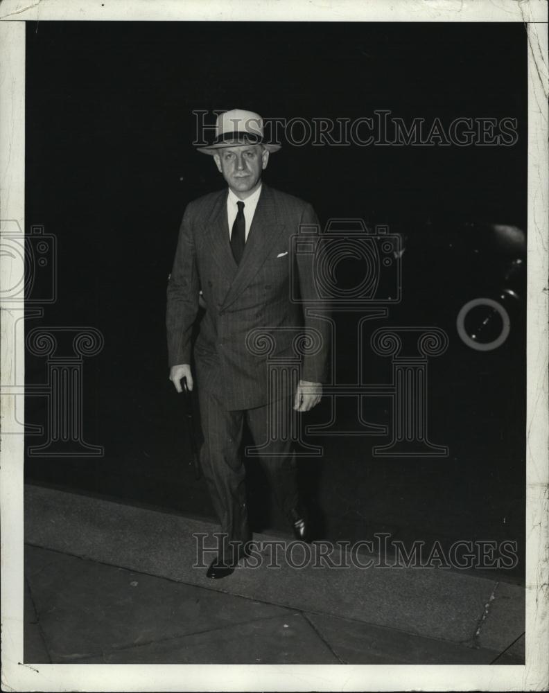 1939 Press Photo Undersecretary Of State Sumner Wells At State Dept Building - Historic Images