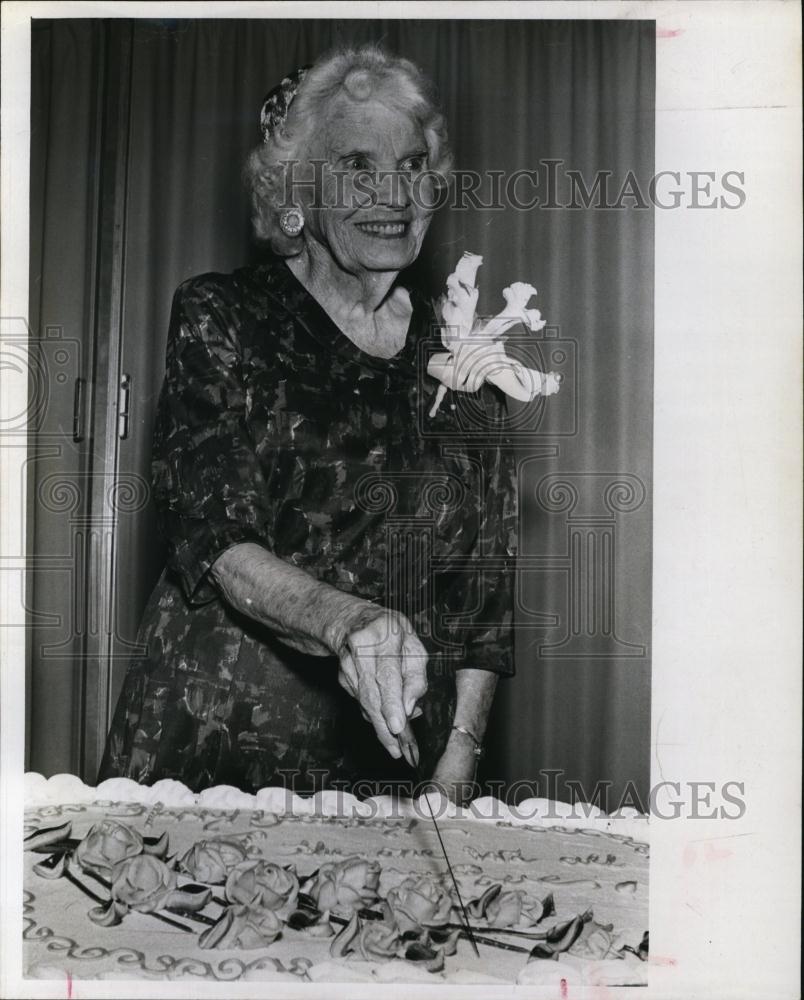 1965 Press Photo Rachel D Palmer celebrates 90th Birthday - RSL94719 - Historic Images