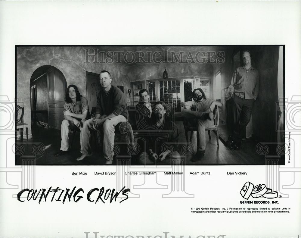 1996 Press Photo Recording Artists Counting Crows - RSL08413 - Historic Images