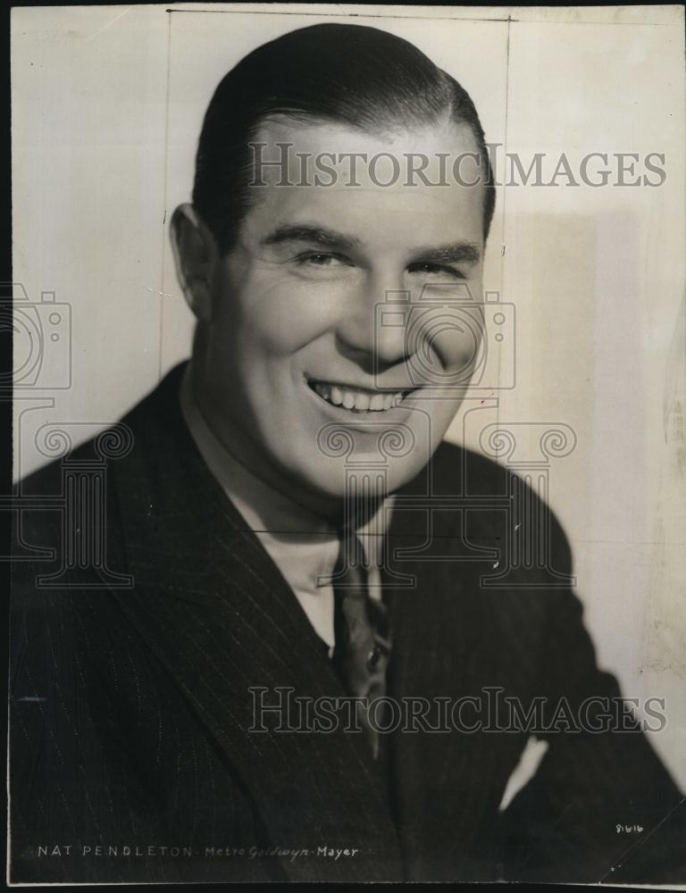 1941 Press Photo Actor Nat Pendleton Entertainer Screen star - RSL82829 - Historic Images