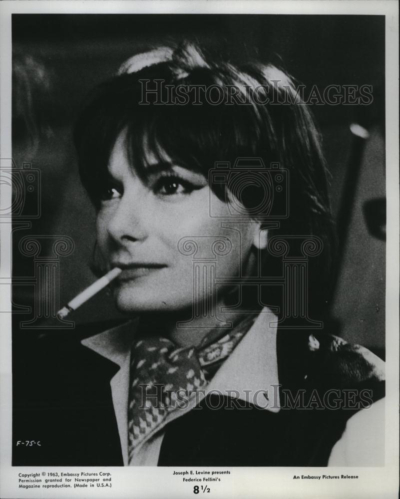 1963 Press Photo actress Rossella Falk in 8 1/2" - RSL79455 - Historic Images