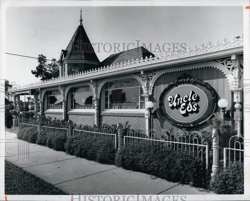 1973 Press Photo Uncle Ed&#39;s Restaurant, Florida - RSL69441 - Historic Images