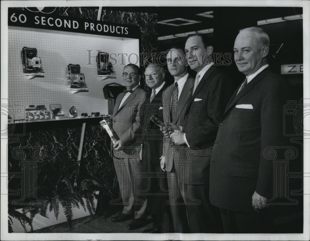 1958 Press Photo National Photographic Show Officials After Ceremonies - Historic Images