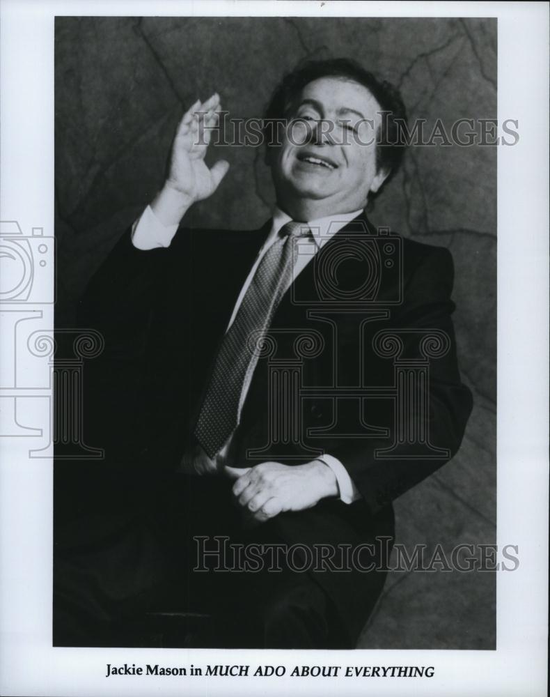 Press Photo Jackie Mason Much Ado About Everything - RSL78905 - Historic Images