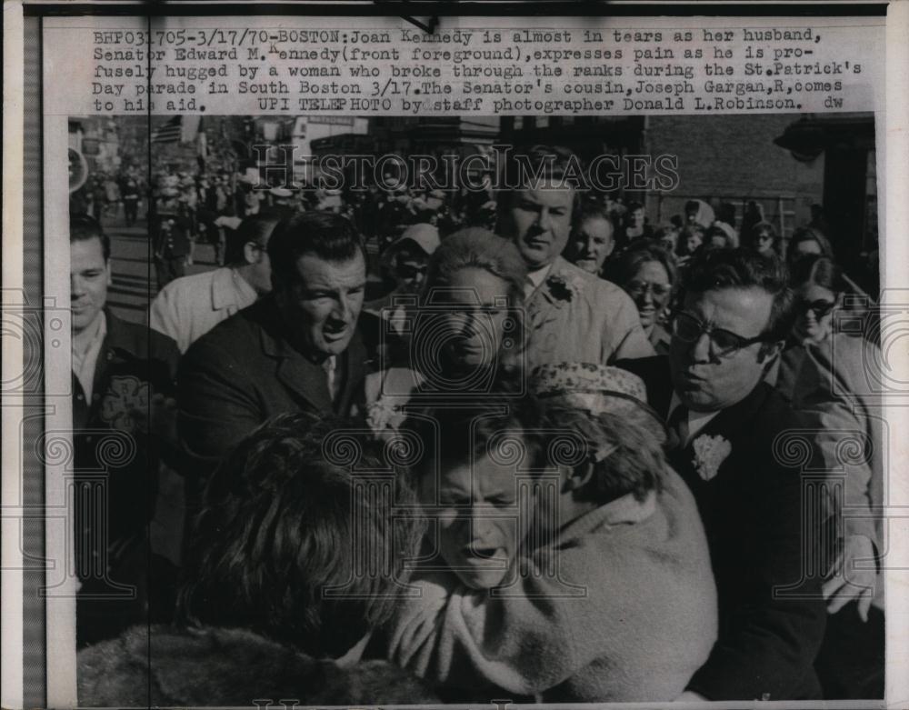 1970 Press Photo Joan Kennedy husband Senator Edward Kennedy - RSL99941 - Historic Images