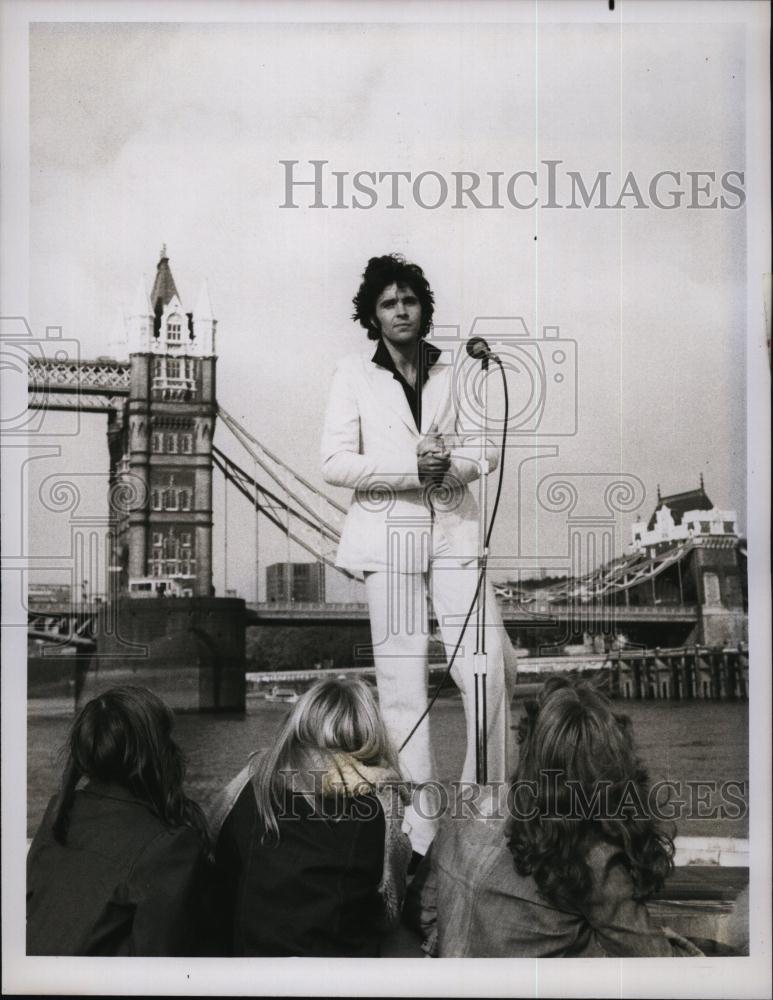 1973 Press Photo David Essex, British Rock &amp; Roll Idol - RSL94933 - Historic Images