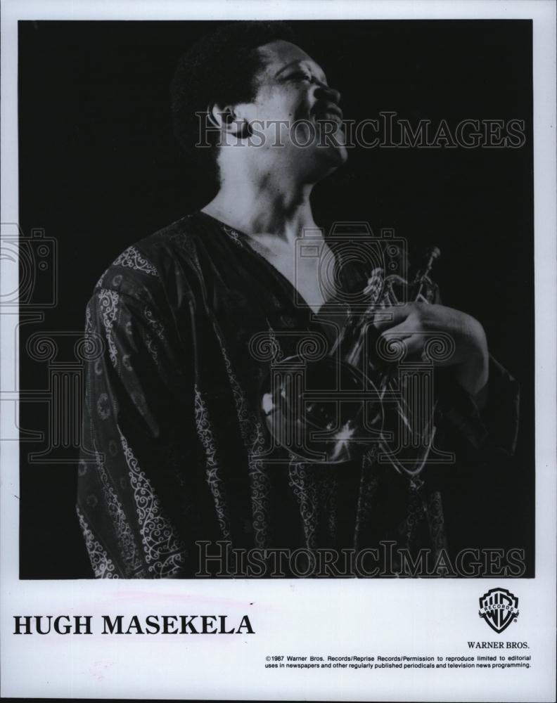 1987 Press Photo South African Musician Hugh Maskela - RSL79539 - Historic Images