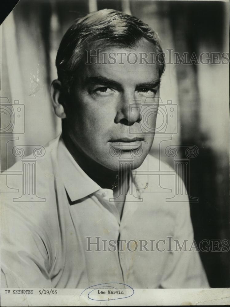 1965 Press Photo Actor Lee Marvin - RSL43523 - Historic Images