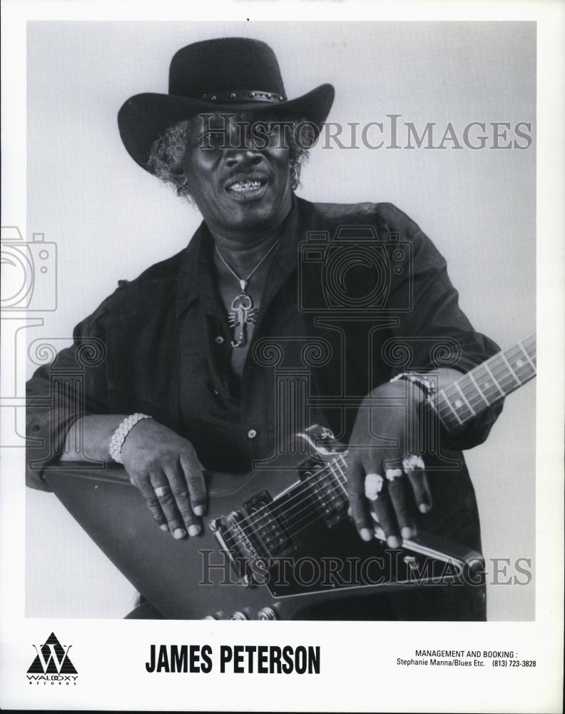 Press Photo James Peterson guitar - RSL82853 - Historic Images