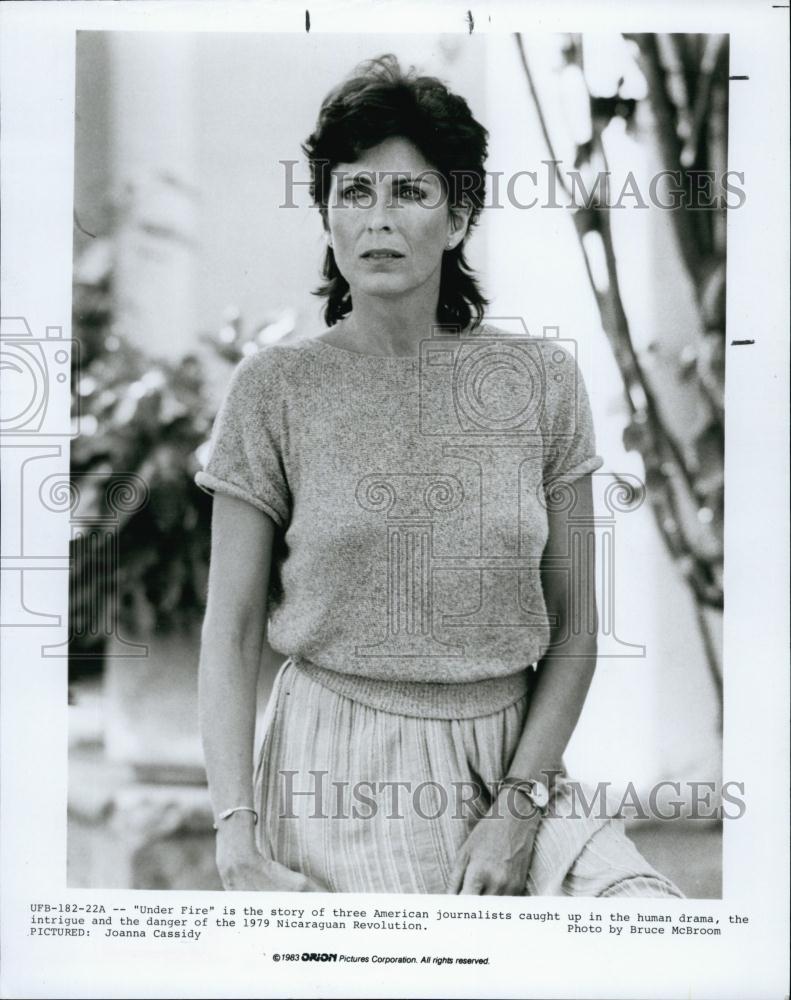 1983 Press Photo Joanna Cassidy Stars In &quot;Under Fire&quot; - RSL59177 - Historic Images