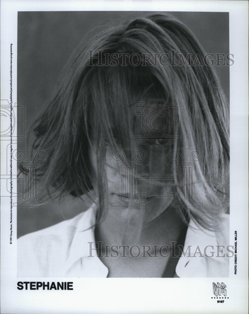 1991 Press Photo Stephanie Singer Musician WTG Records - RSL80477 - Historic Images