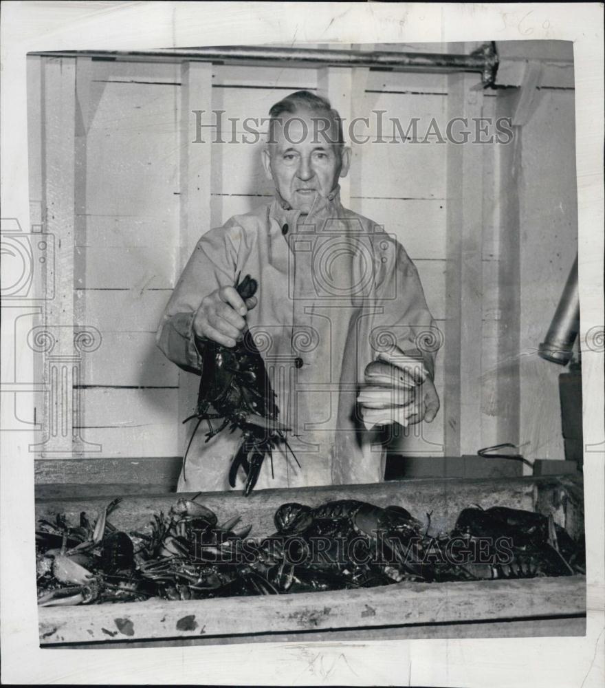 1959 Press Photo Harold W Lock, President Of Maine Seafood Festival - RSL03843 - Historic Images