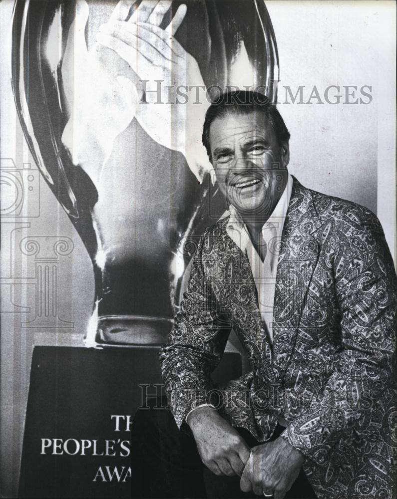 1990 Press Photo Bert Parks The Sixth Annual Peoples Choice Award - RSL78457 - Historic Images