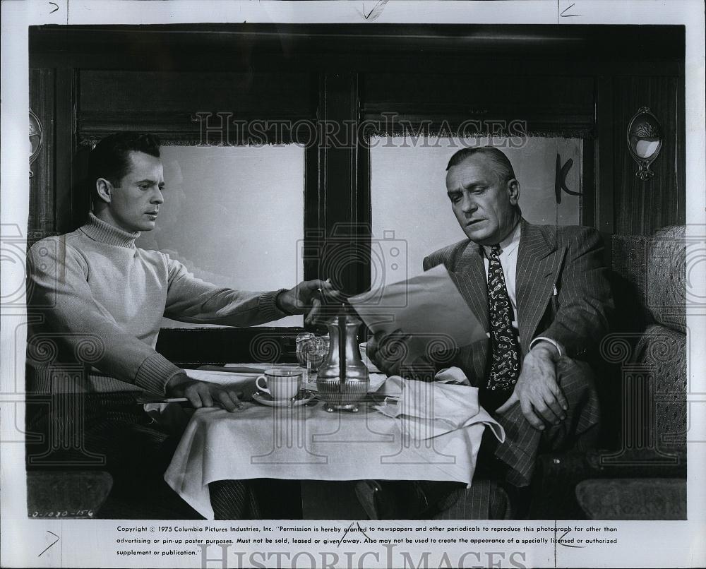 1975 Press Photo Larry Parks and William Demarest in "The Jolson Story" - Historic Images
