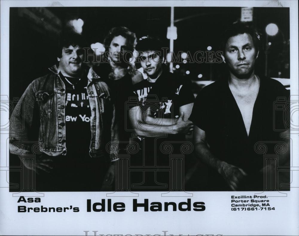 Press Photo Band , Asa Brebner's "Idle Hands" - RSL86557 - Historic Images
