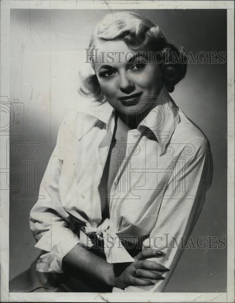 1950 Press Photo Allyson Wonderland, Floralu Farmer - RSL47229 - Historic Images