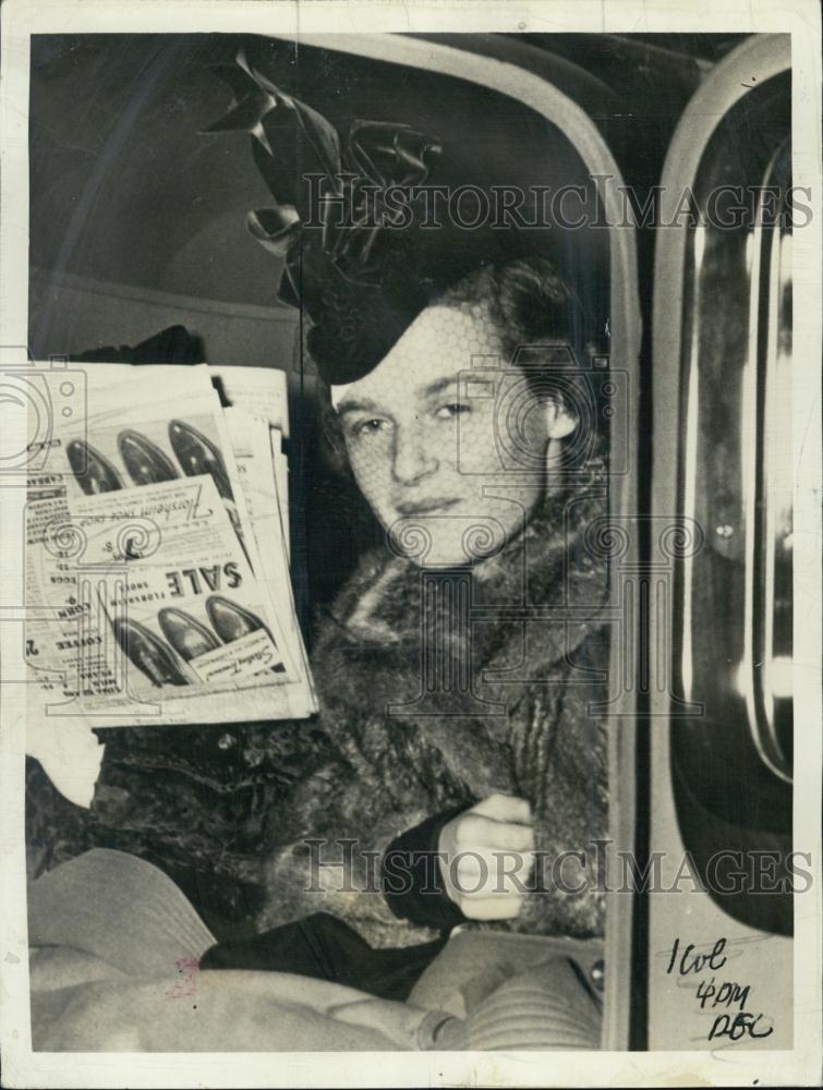 1940 Press Photo Ethel Du Pont Roosevelt daughter in law of President - Historic Images