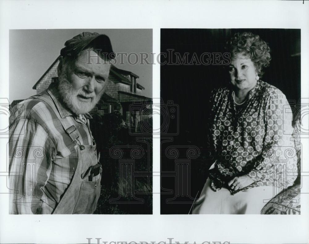 1987 Press Photo Ann Southern Stars In &quot;Whales Of August&quot; - RSL05321 - Historic Images