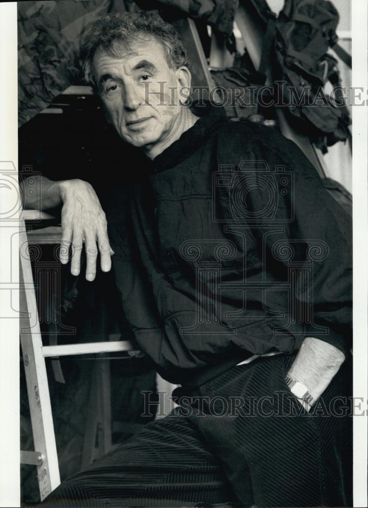 1985 Press Photo Herbert Ross, Director of the play &quot;The Boys of Winter&quot; - Historic Images