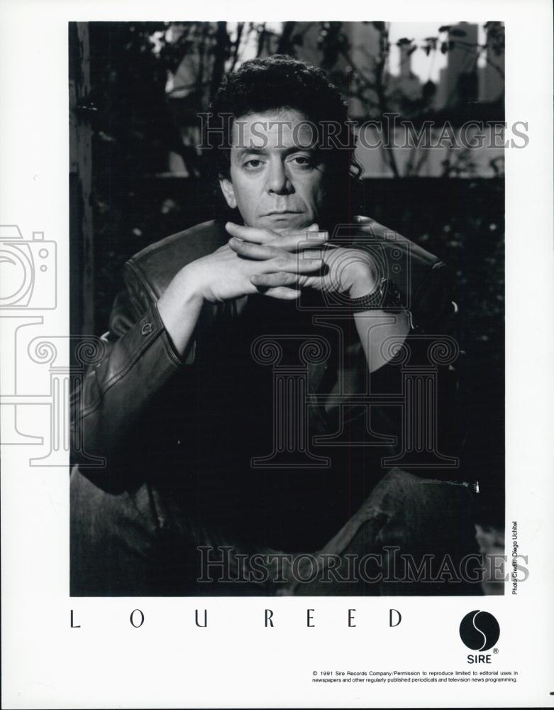 1991 Press Photo Popular Musician Lou Reed - RSL03027 - Historic Images