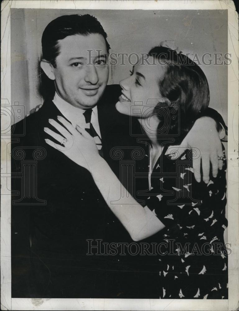 1939 Press Photo Broadway showman Billy Rose girlfriend Eleanor Holm in - Historic Images