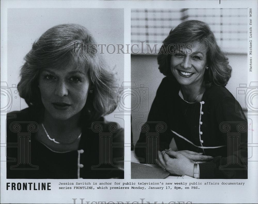 Press Photo Jessica Savitch Anchor for "Frontline" - RSL85221 - Historic Images