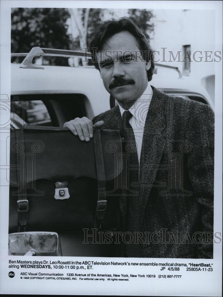 1988 Press Photo Actor Ben Masters In Heartbeat - RSL79211 - Historic Images