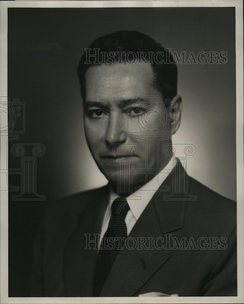 1956 Press Photo Rosmino Pernigotti Assistant General Manager Italian Line - Historic Images