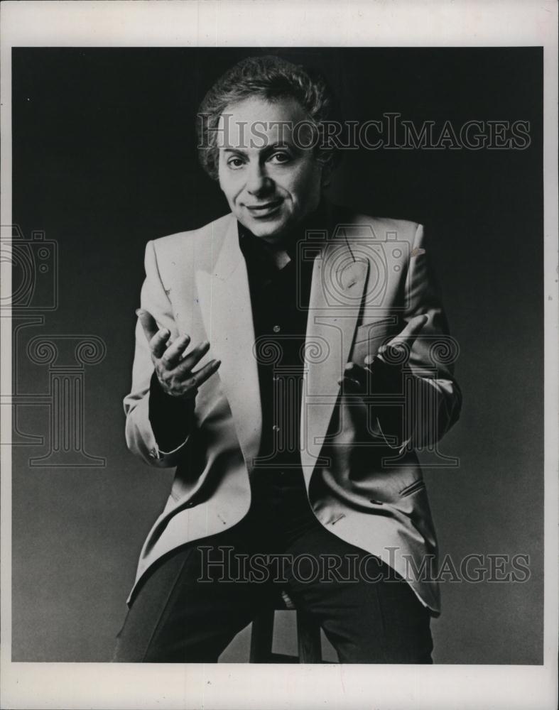 Press Photo Comedian Jackie Mason - RSL78909 - Historic Images