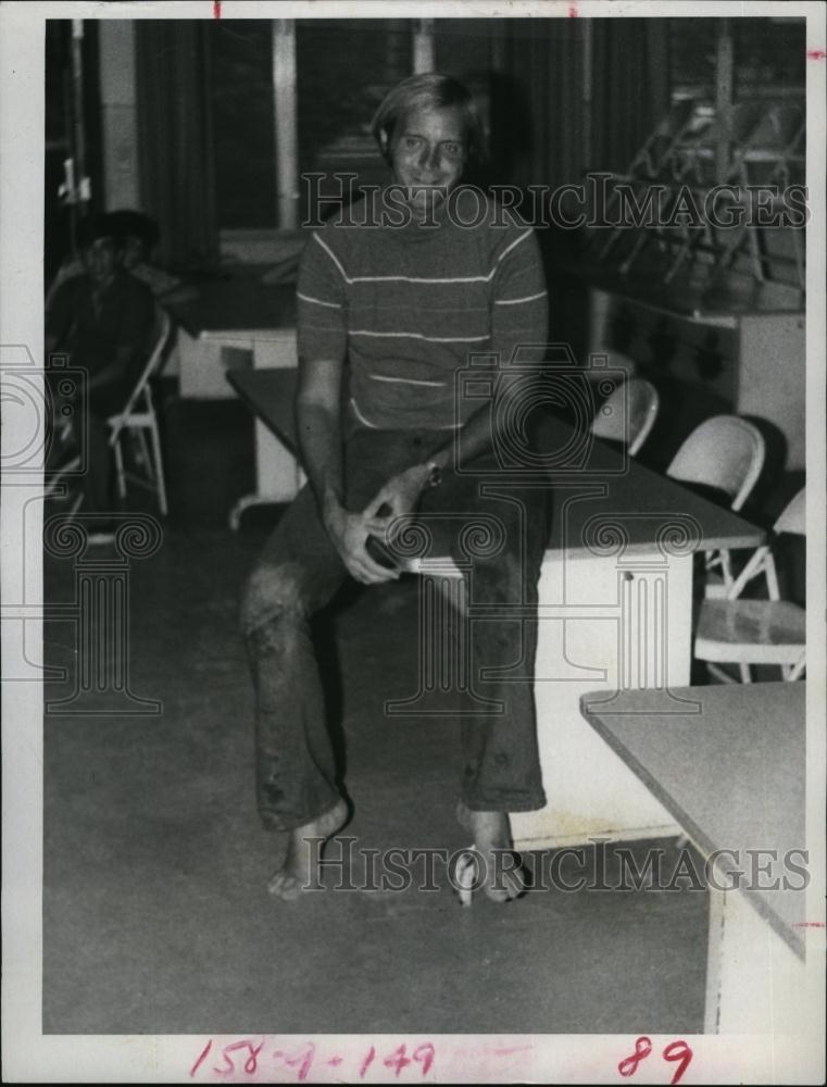 1971 Press Photo Ben Thompson speaking before the Pasco Country School Board - Historic Images